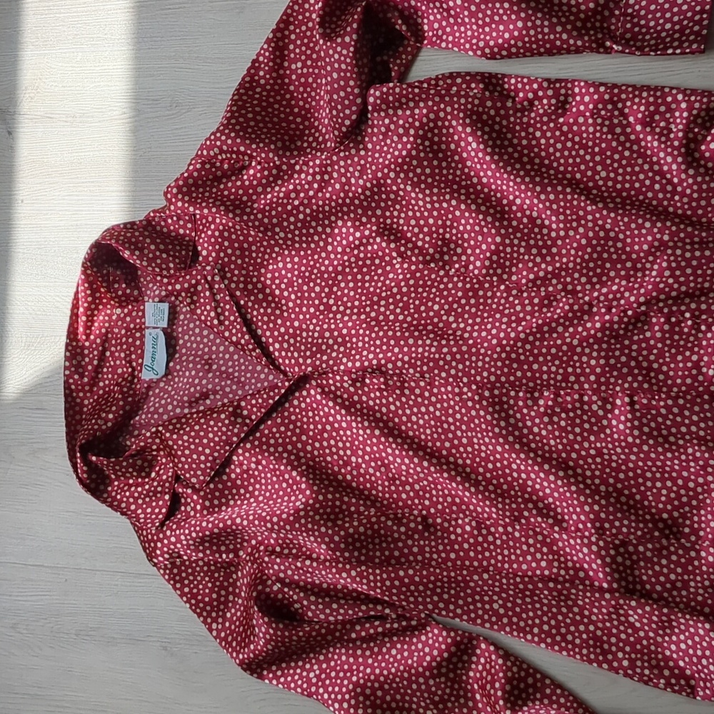 Polka dot blouse